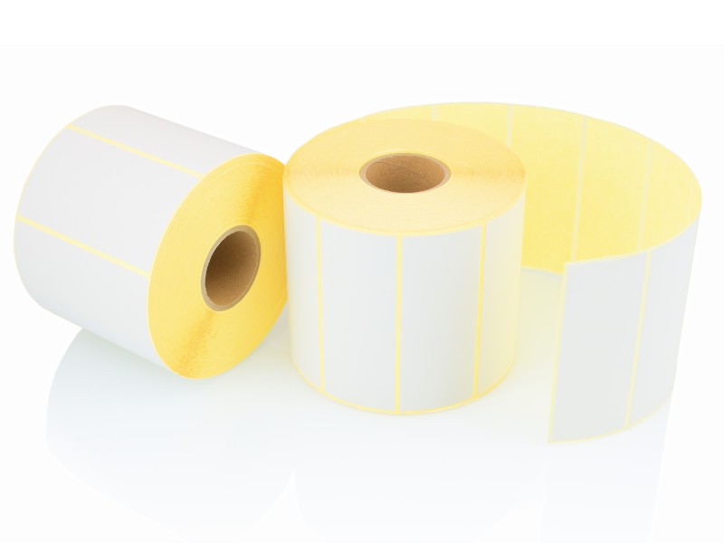 Thermoetiketten 52 x 30 x 40 Ablösbar (10 Rollen à 1200 Etiketten)