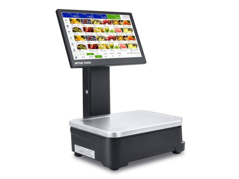 Geeichte Bon- und Etikettierwaage Mettler Toledo bTouch