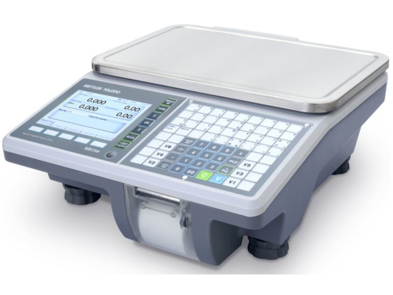 Geeichte Bondruckende Ladenwaage Mettler Toledo bDrive