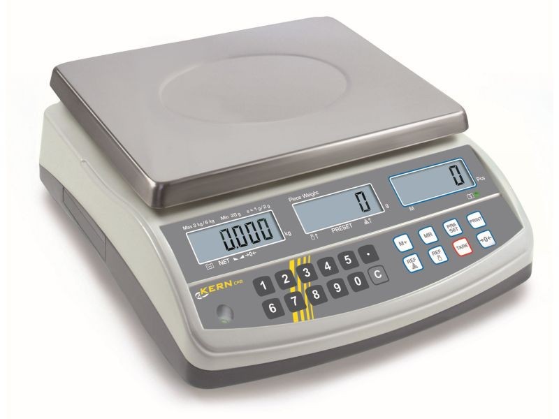 KERN CPB 30K5DM Zählwaage mit Eichzulassung 0,005 kg: 0,01 kg : 15 kg: 30 kg