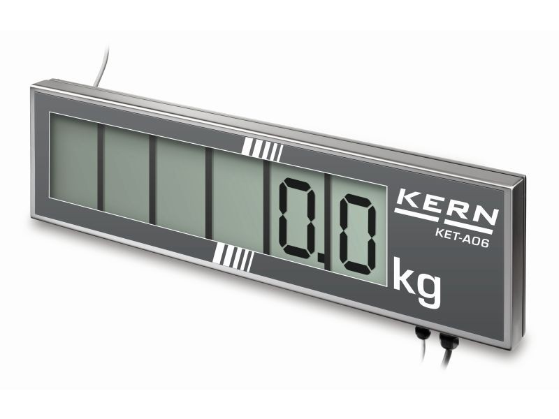 KERN KET-A06 Großanzeige mit überlegener Displaygröße