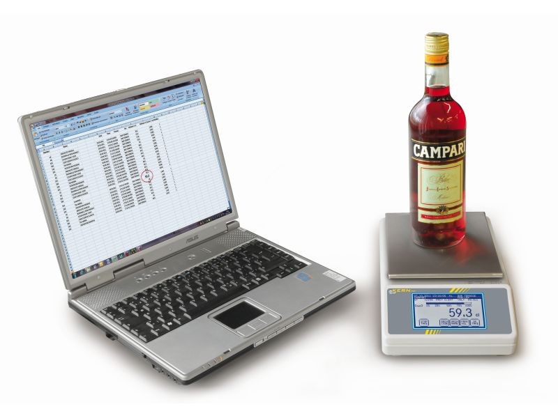 KERN SMT 10K-3 Präzisionswaage mit Touchscreen 1 g : 10,0kg