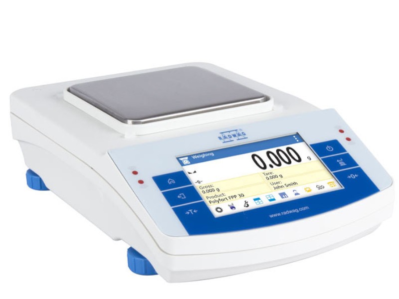 Eichfähige Präzisionswaage Radwag PS.X2